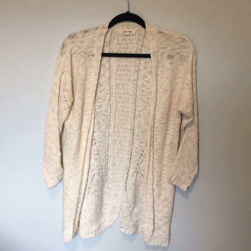 Cream cardigan